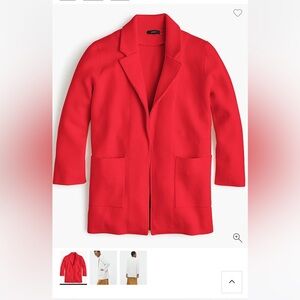 J.Crew Sophie Open-Front Sweater-Blazer